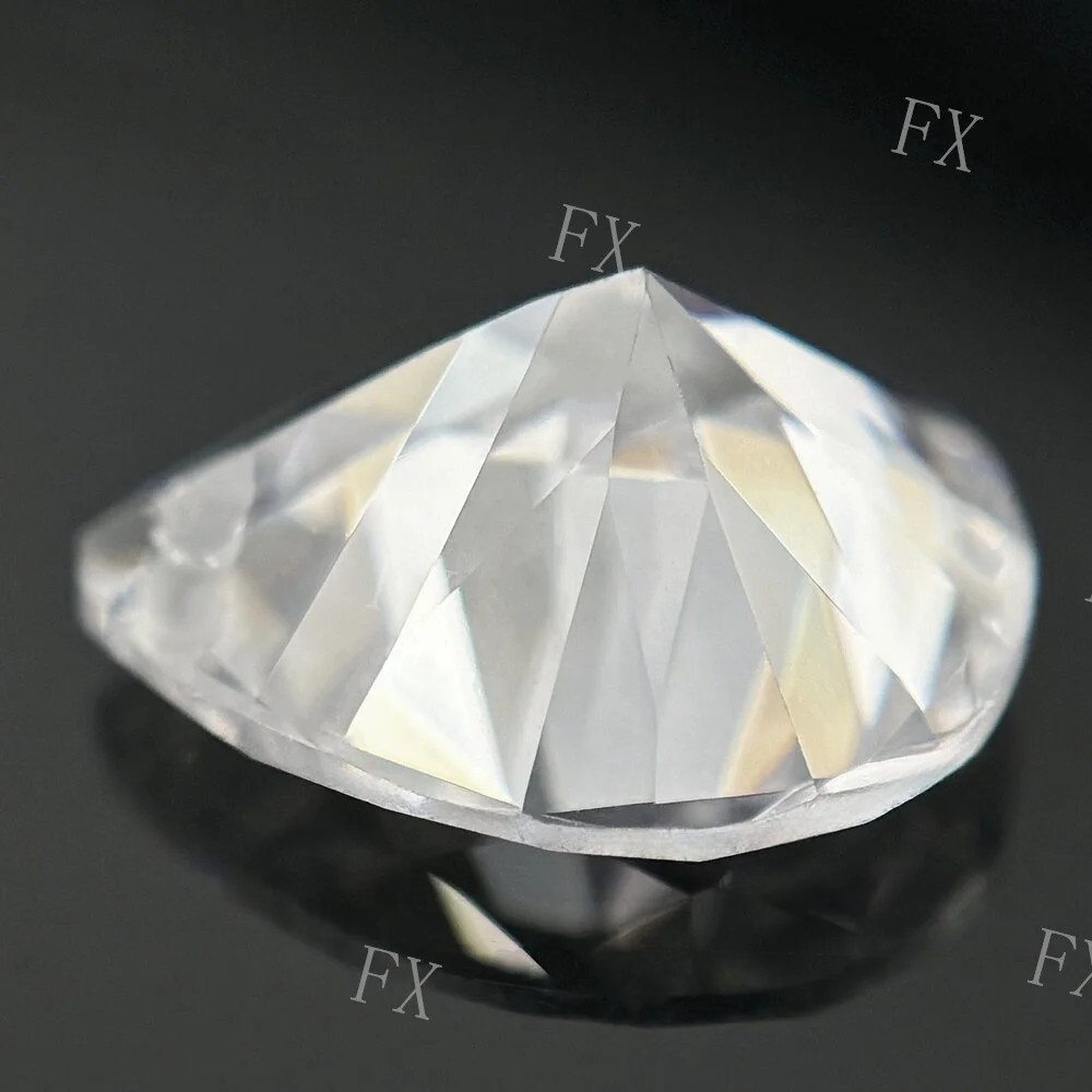 One Hole White Pear Shape Beads Cubic Zirconia Stones 5A 3x5~10x12mm Synthetic Gems For Jewelry Material Make