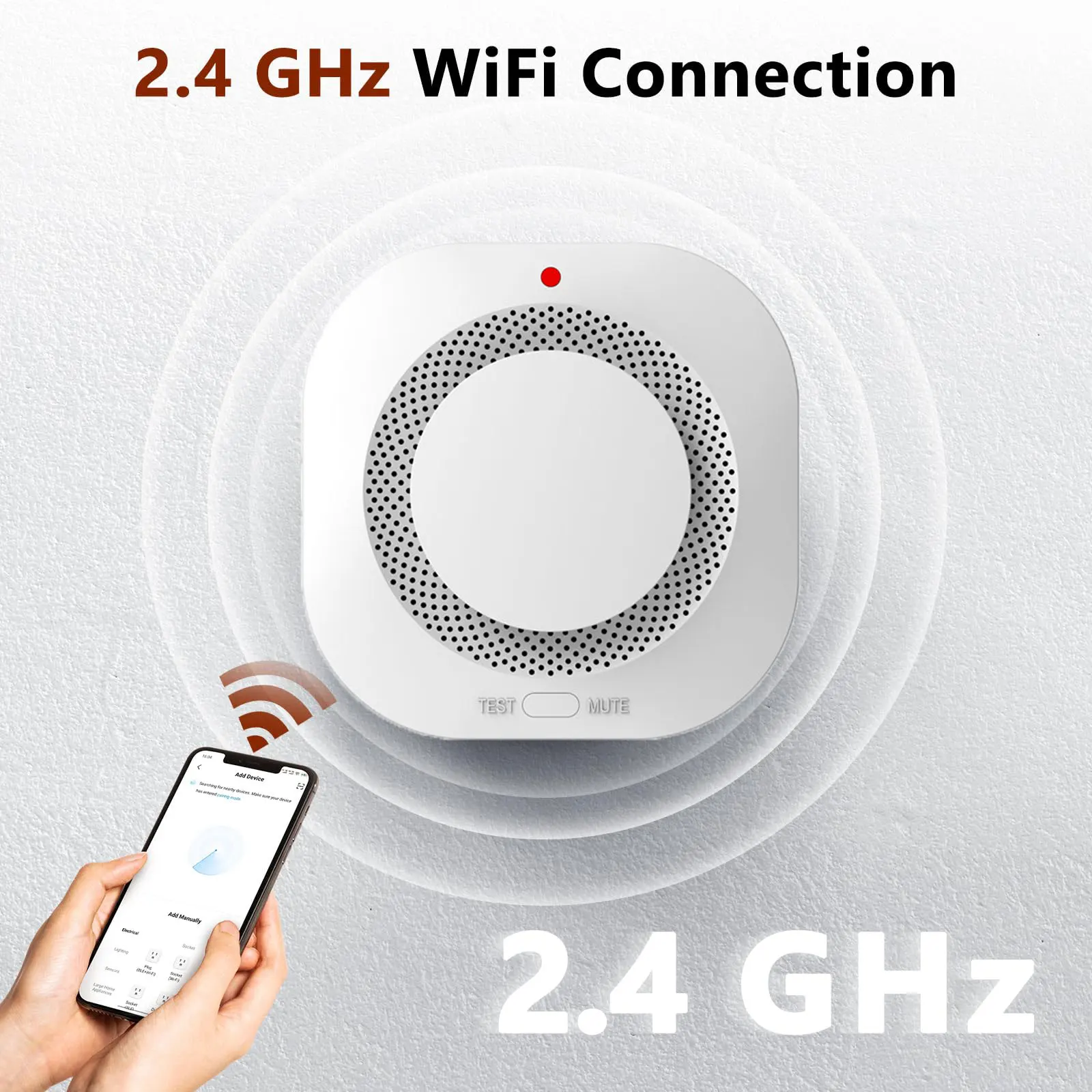 WIFI 연기 감지기 보안 보호 TUYA App 연기 감지기 가정용 화재 도구 용 스마트 보안 경보 Smart Life