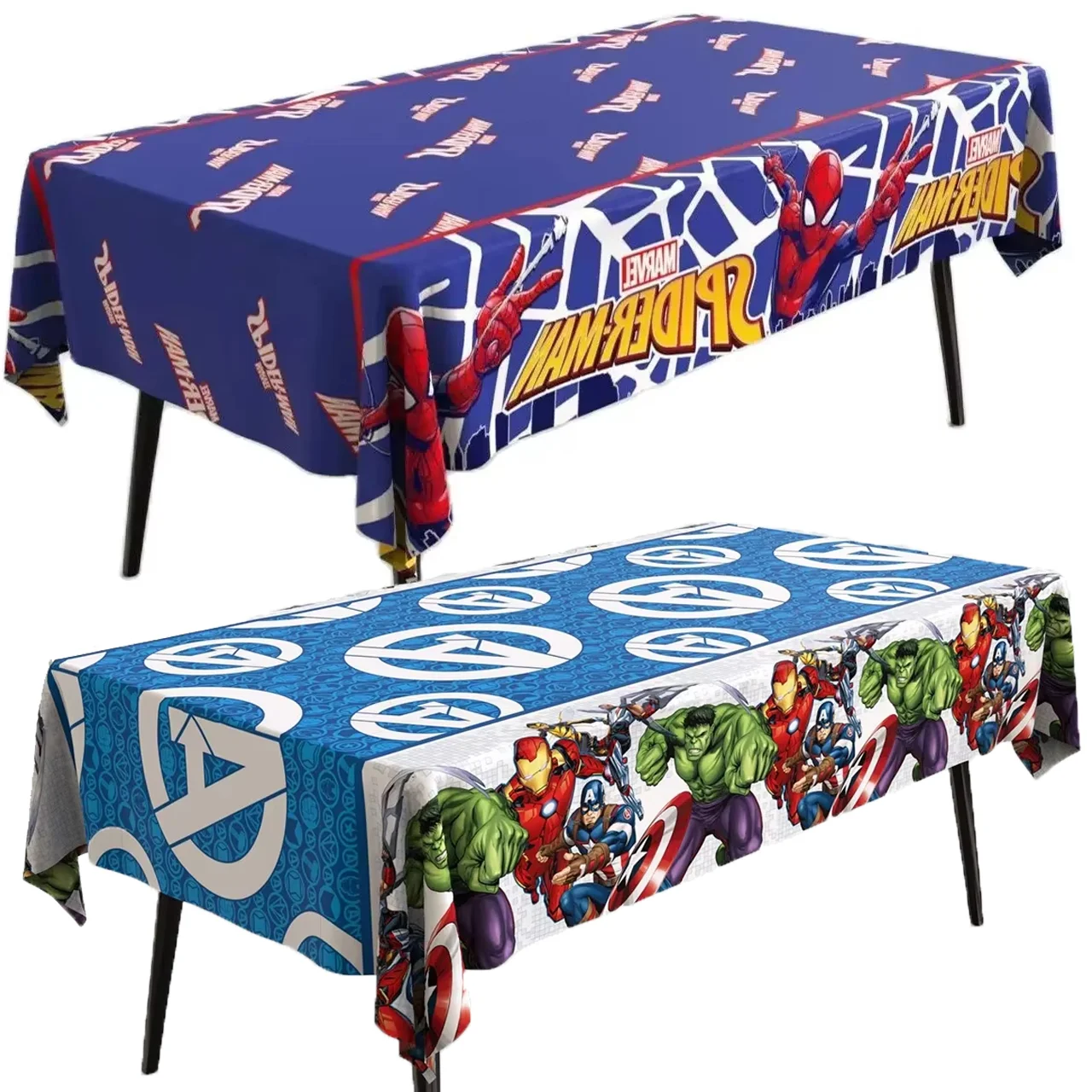 New The Avengers Tablecloth Decorations Superohero Avengers Theme Party Disposable Table Cover for Kids Birthday Party Favors