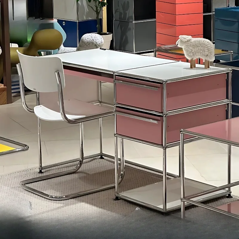 

Dresser antique Bauhaus computer desk stainless steel desk