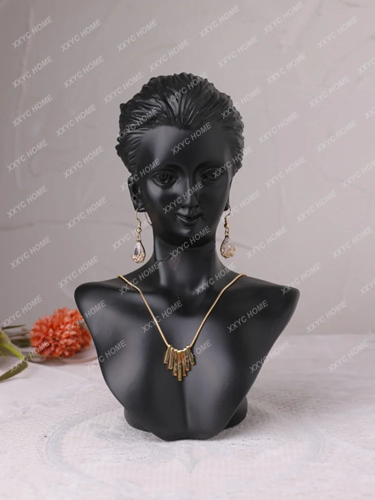 Necklace Display Model Jewelry Holder Neck Model Jewelry Display Props Bracelet Holder