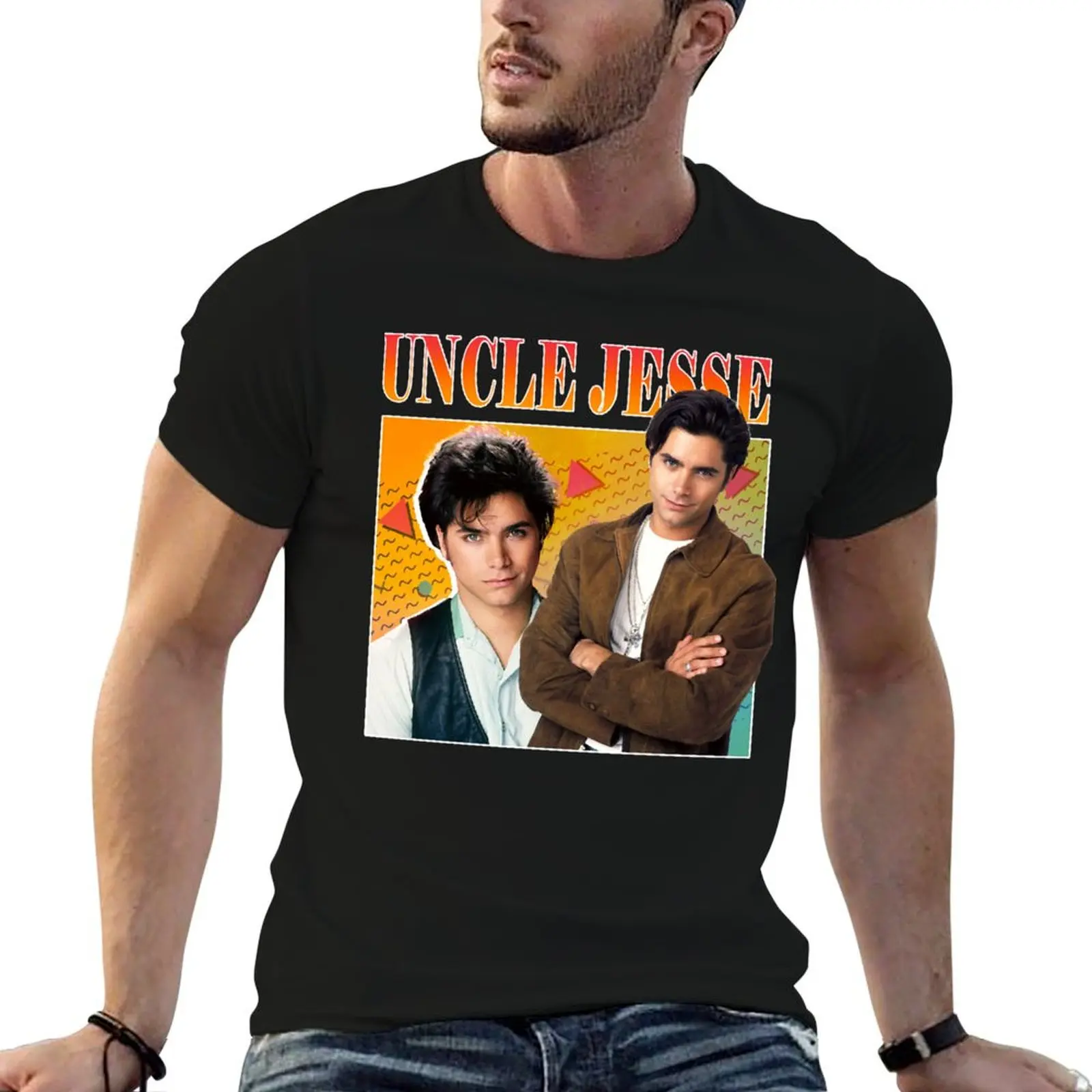 

Music Fans Uncle Jesse Tribute Boys Love Gifts T-Shirt Aesthetic clothing quick-drying oversized graphic tee men clothings