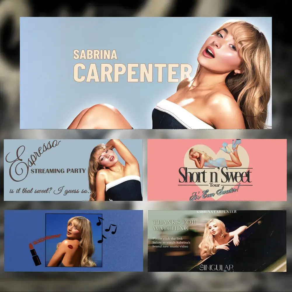 Sweet Popular Singer S-Sabrina Carpenter Mouse Pad Large Thick Desk Pad Stitched Edges Gaming Mouse Mat for PC