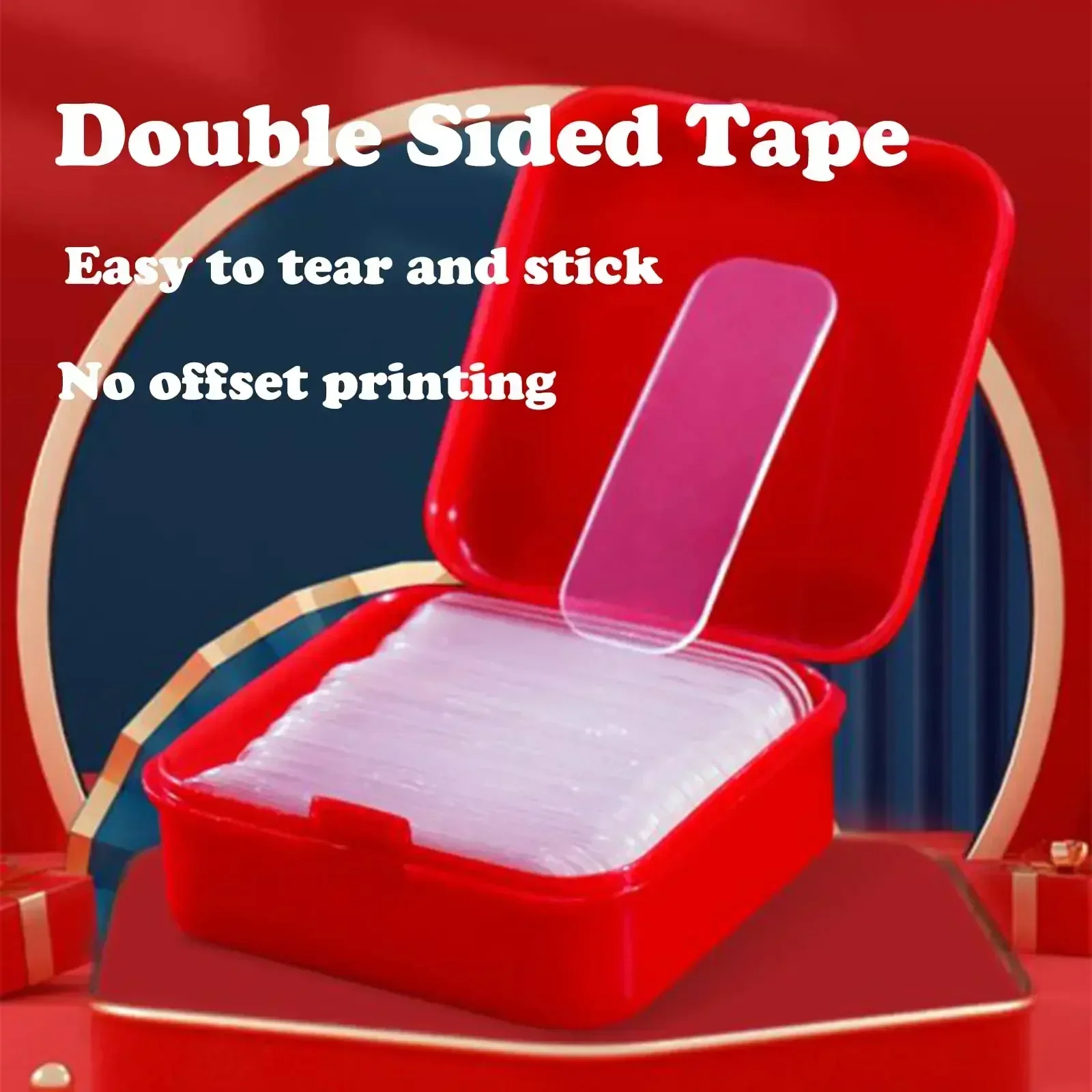 Reusable Double Sided Adhesive Tape Strong Adhesion Wall Sticker Sticky Balloon Traceless Poster Clear Nano Home Improvement