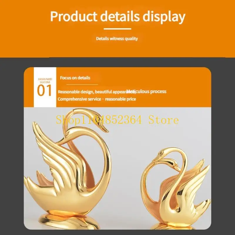 652F Zincs Spaloys Poalt Paper حامل الأنسجة الأنيقة الوقوف المنزل الديكور Rustproof Golden شكل منديل حامل منديل دائم