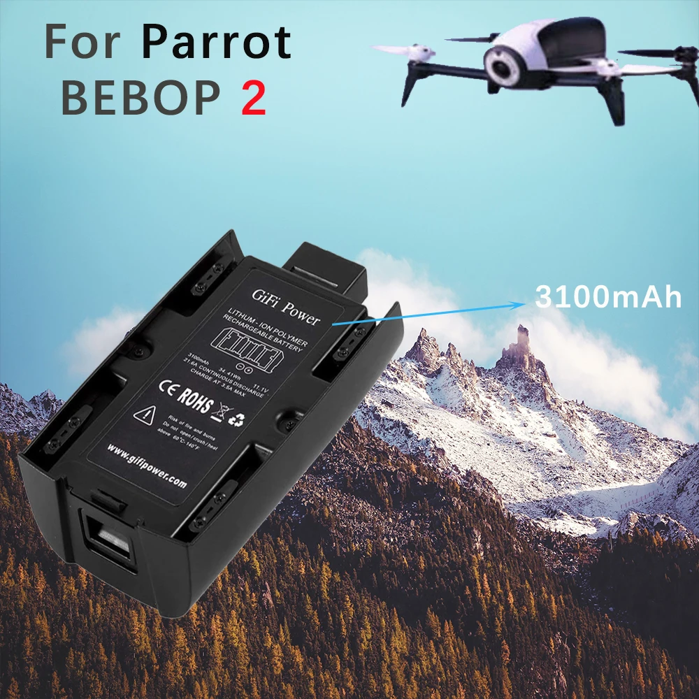 W magazynie Upgrade 3100mAh 11.1V bateria Lipo dla papugi Bebop 2 Drone wysokiej jakości szybka wysyłka