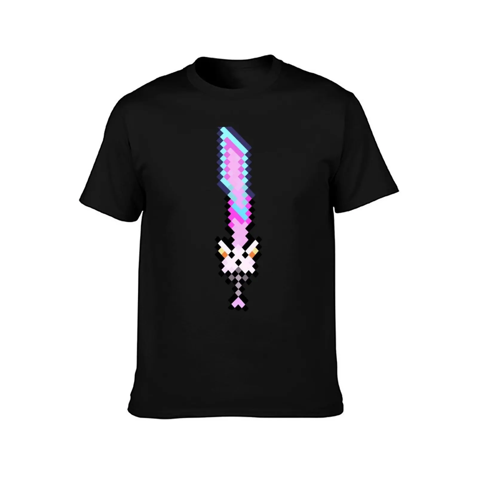 Meowmere Terraria Sword T-Shirt Casual Basic Short Sleeve T-Shirt