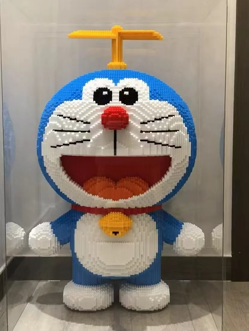 

Высокая сложность, частица 80000, супер большая сборка Doraemon, строительные блоки, сборка головоломок, трехмерная модель, орнамент