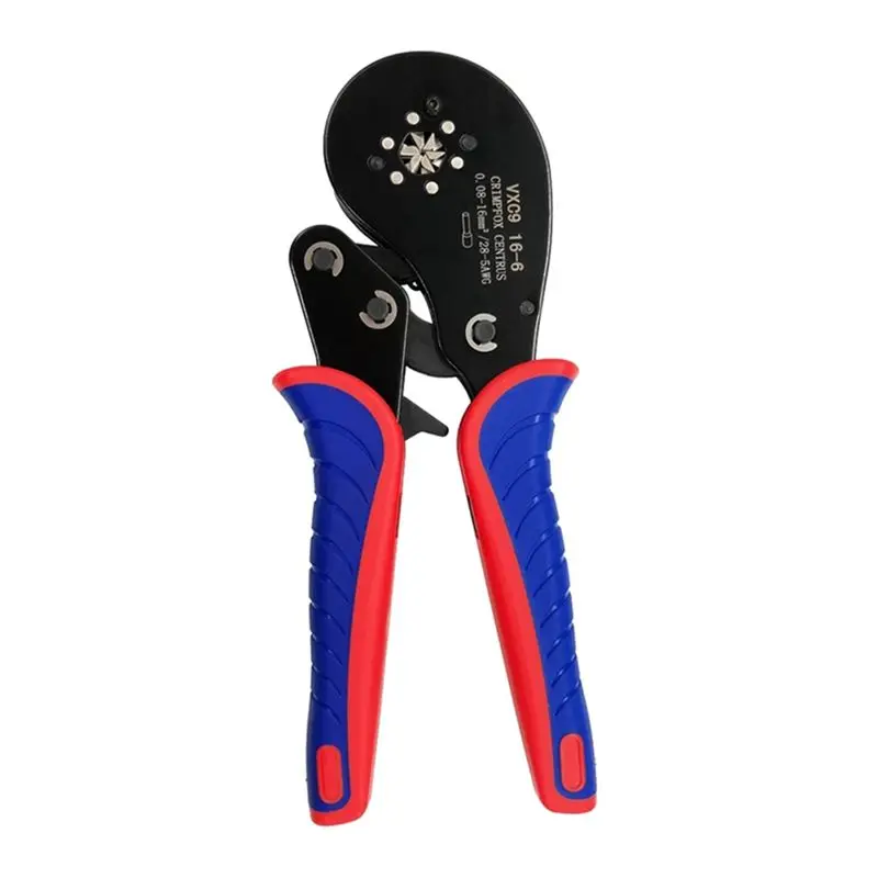 

1 PCS VXC9 16-6 Tubular Terminal Crimping Tools Electrical Pliers High Precision Clamp Set 0.08-16Mm² Red-A68E