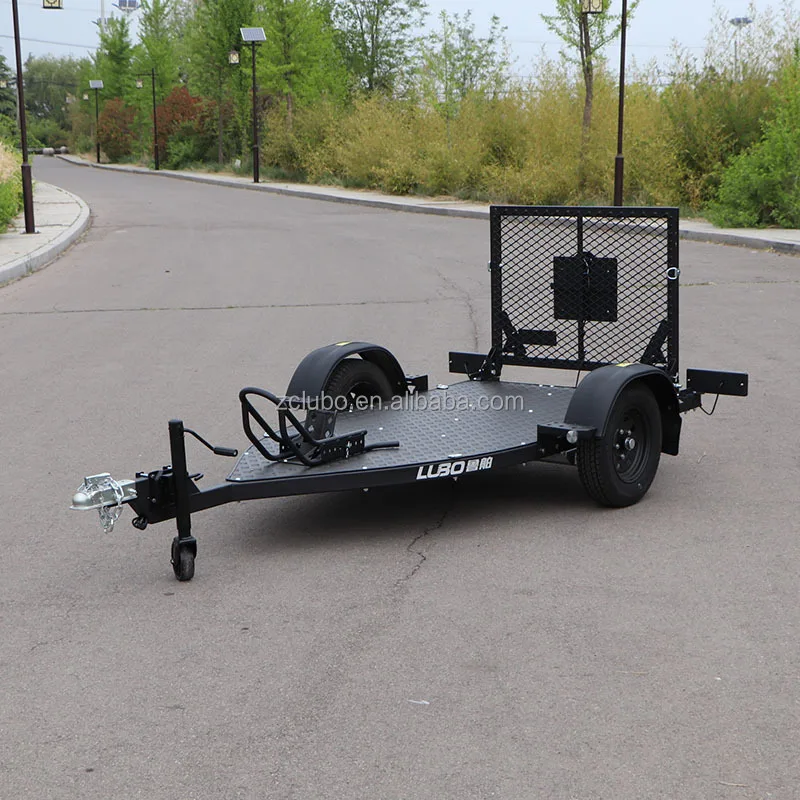 

Wholesale Folding Small Motorcycle Trailer Lightweight Motorbike Towable Carrier