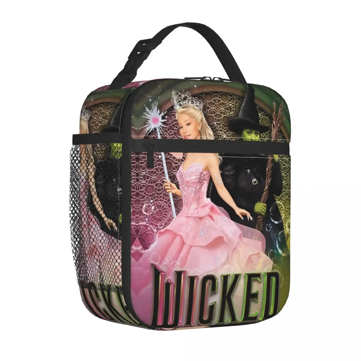 Glinda Elphaba Wicked Insulated Lunch Bags Portable Musical Movie Reusable Thermal Bag Lunch Box Tote Work Picnic Men Women