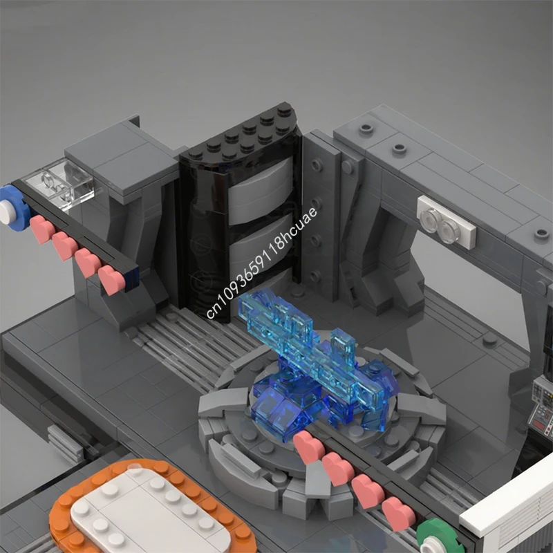 

939 шт. MOC TCW Hub Diorama Коллекция видеозвезда Боевая модель Строительные блоки Детские игрушки для рукоделия Кирпич на день рождения Рождественские подарки