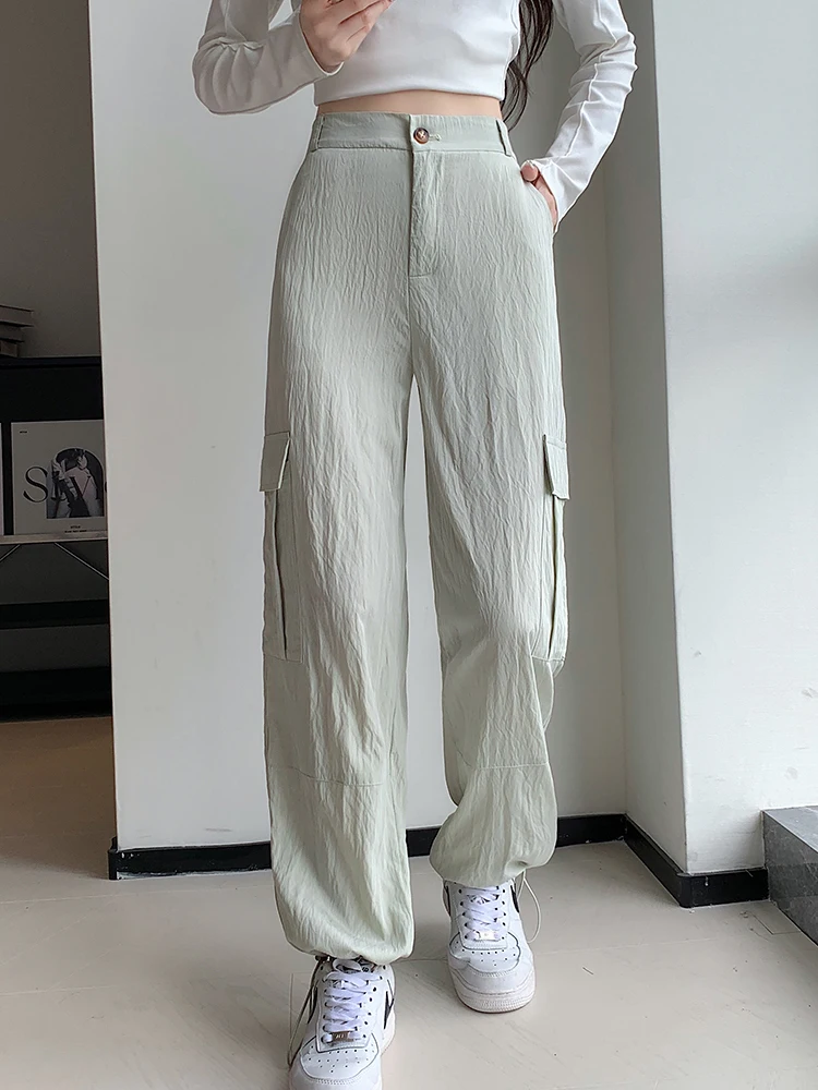 Casualหลวมขากว้างกางเกงผู้หญิงฤดูใบไม้ร่วงฤดู