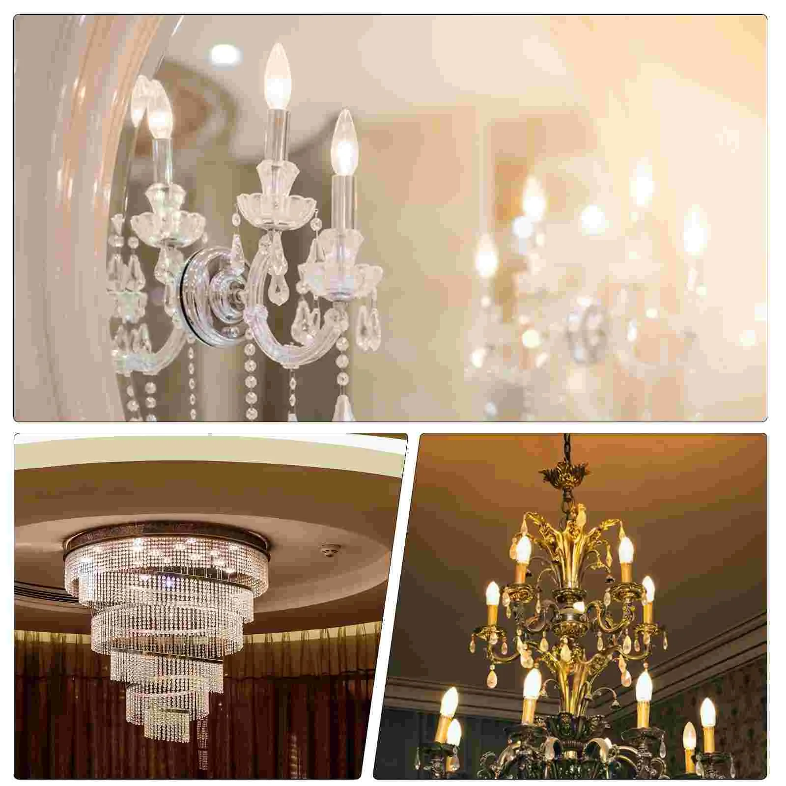 Crystal Lamp Accessories Chandelier Connectors Fastening Crystals Clips Bowtie Pin Ceiling Light Replacements Parts