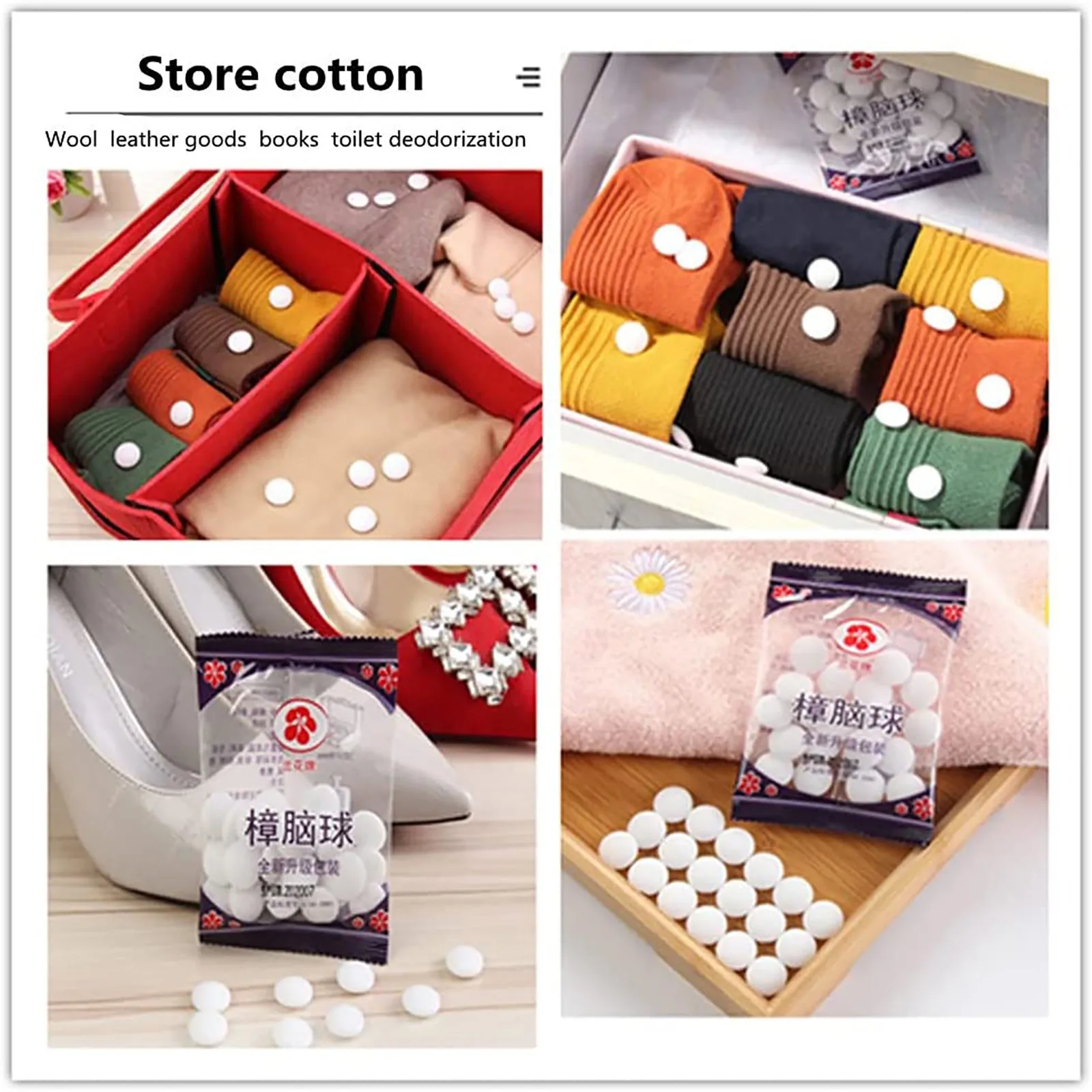 كرات الكافور المنزلية سنو وايت الأوركيد المضادة للعفن ومكافحة العثة كرات رائحة الكريهة المضادة للحشرات ومكافحة العثة كرات الكافور