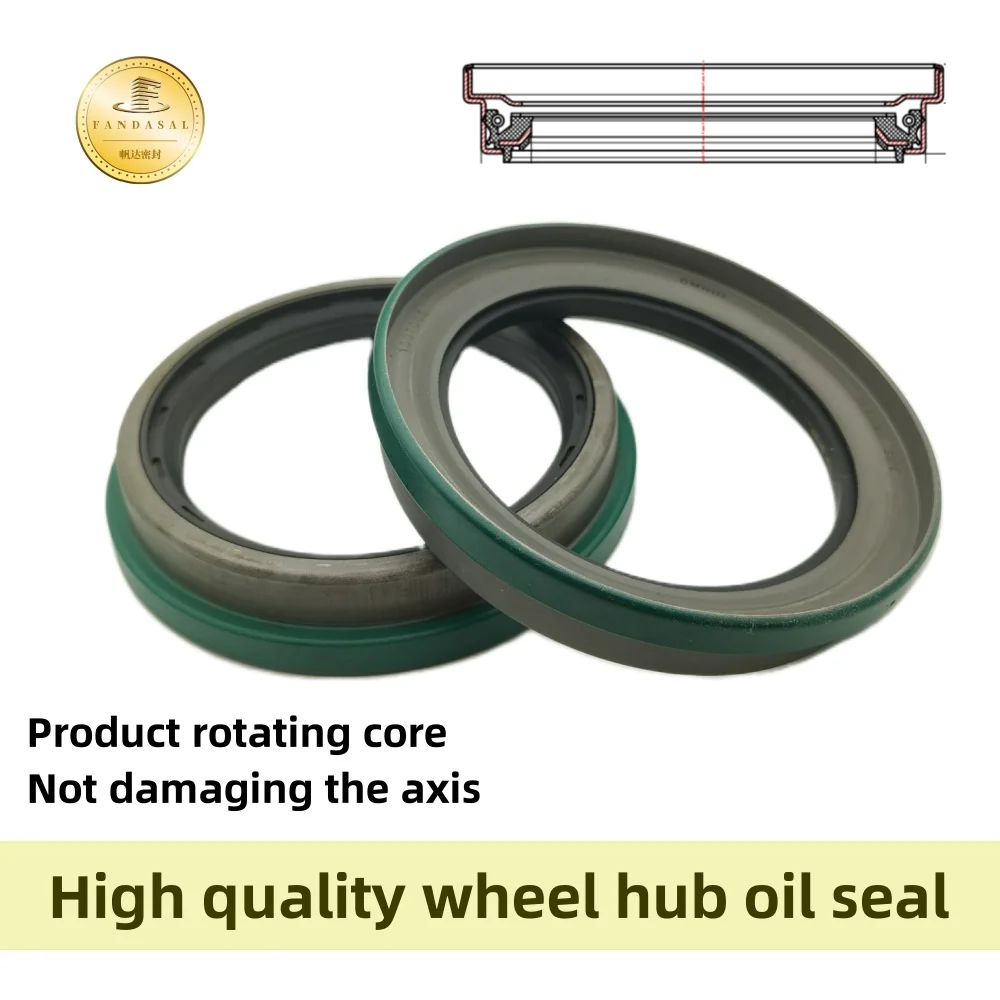 Rotating core NBR 121.056*160.299*28.575mm hub shaft oil seal 47697 box seal tractor mixer parts ISO:9001  2008