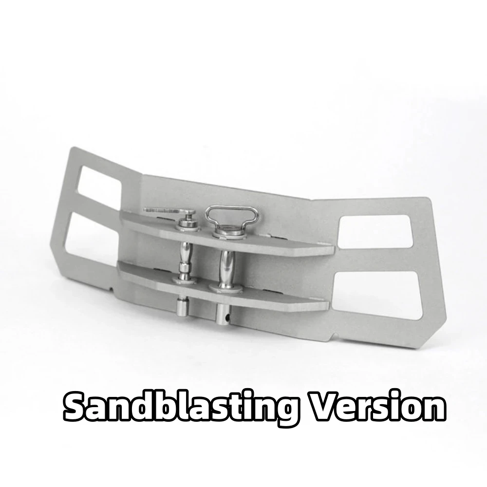 Metall-Stoßfänger-Fronthaken Silber G-6144 für 1/14 Tamiya RC für AROCS 3363 3348 Muldenkipper Ferngesteuerter Anhänger Spielzeugteile – Detail 4