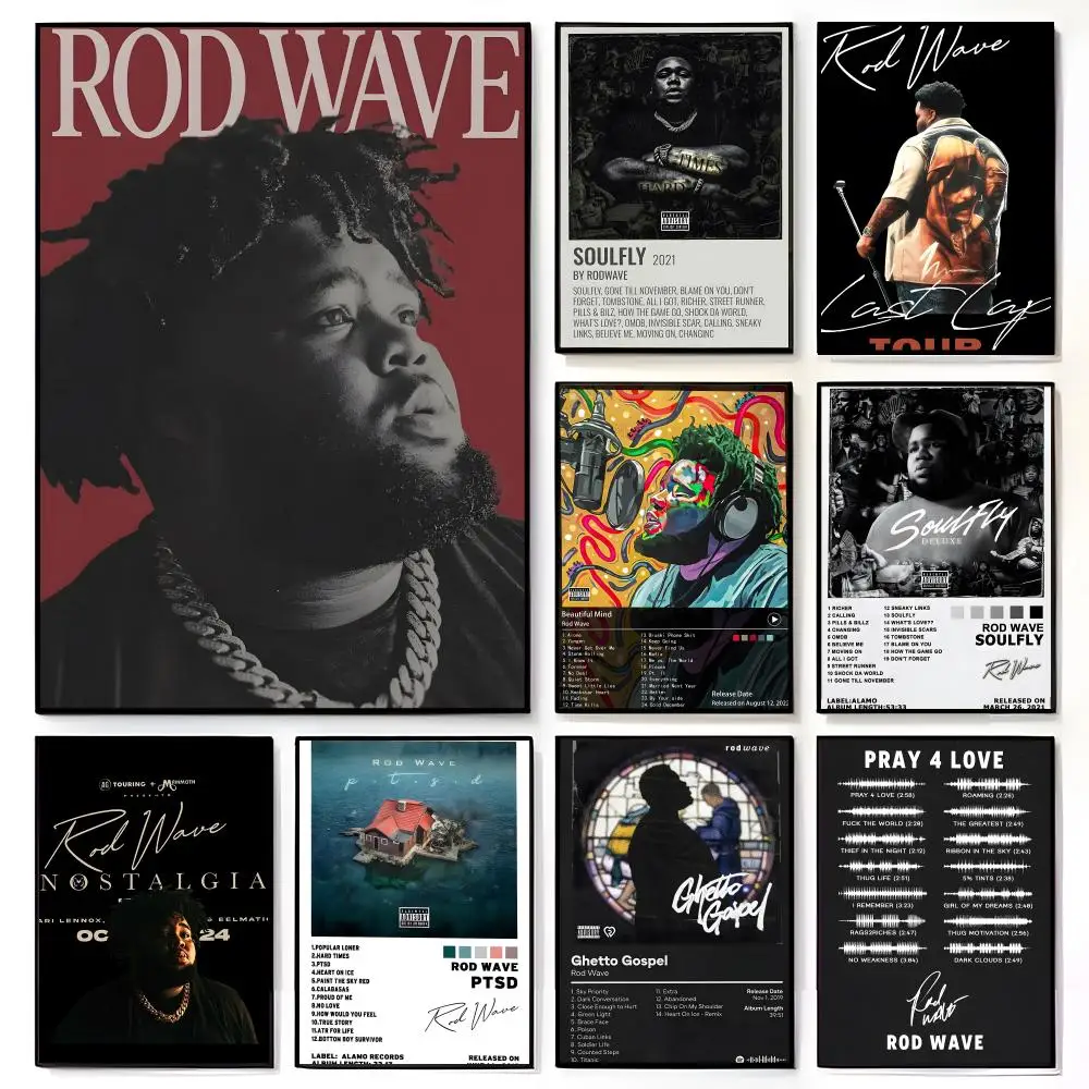 Hot Singer Electronic R-Rod W-Wave Poster American Film Mural Home Childrens Room Wall Decor Print
