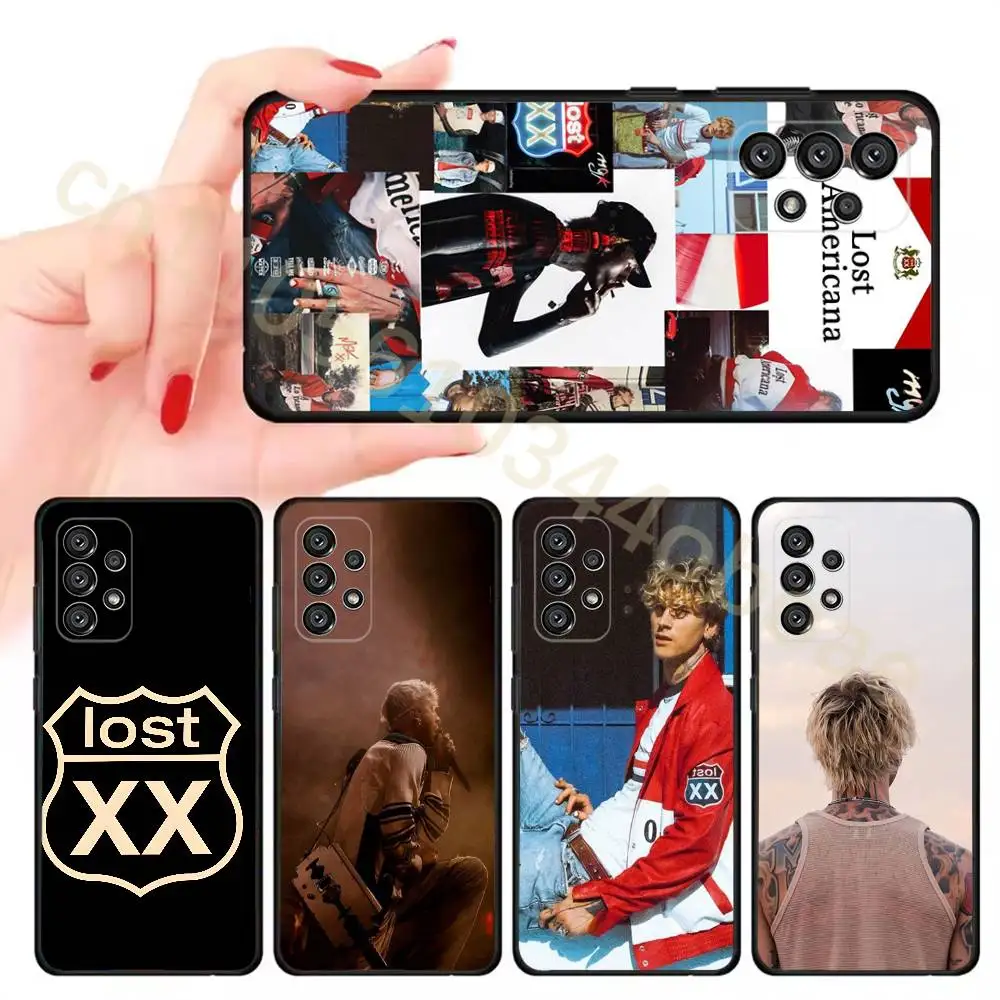MGK L-Lost A-Americana Phone Case For Samsung Galaxy A13,21s,22,31,32,52,53,71,80,A91 Soft Black Shell