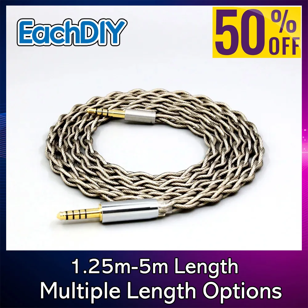 

Кабель для наушников из чистого серебра 99% с графеновым покрытием для Denon AH-mm400 AH-mm300 mm200 Beats solo2 solo3 7963