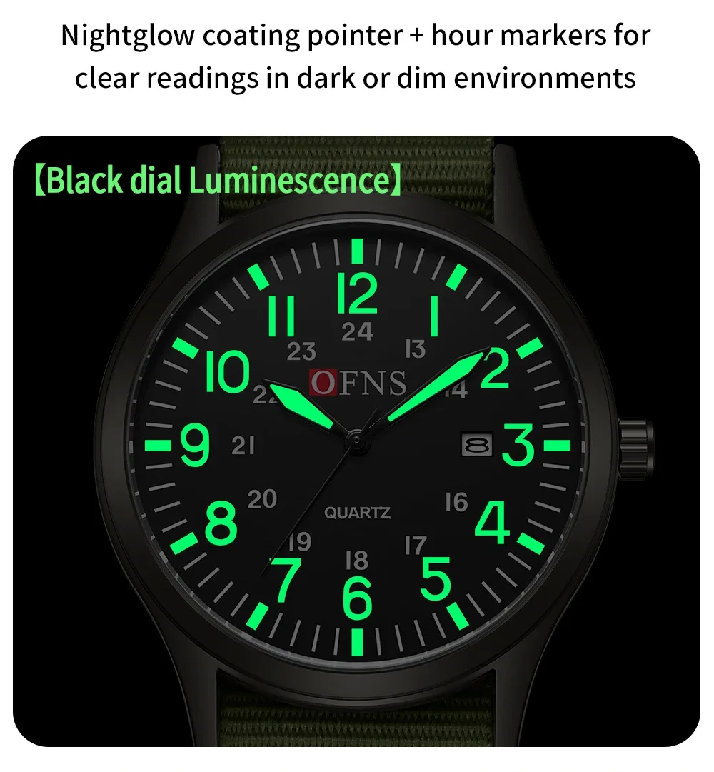 OFNS جديد 7200 ساعة كوارتز عصرية فاخرة للطلاب مقاومة للماء ومزاج بسيط كاجوال للنساء