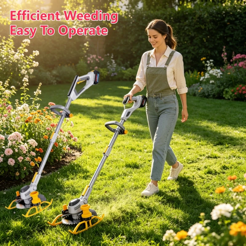 Cortacésped eléctrico de litio de 21V, desbrozadora, rasentrimmer, rasentrimmer a batería, rasentrimmer recargable, cortacésped recargable, cortacésped eléctrico, cortacésped a batería