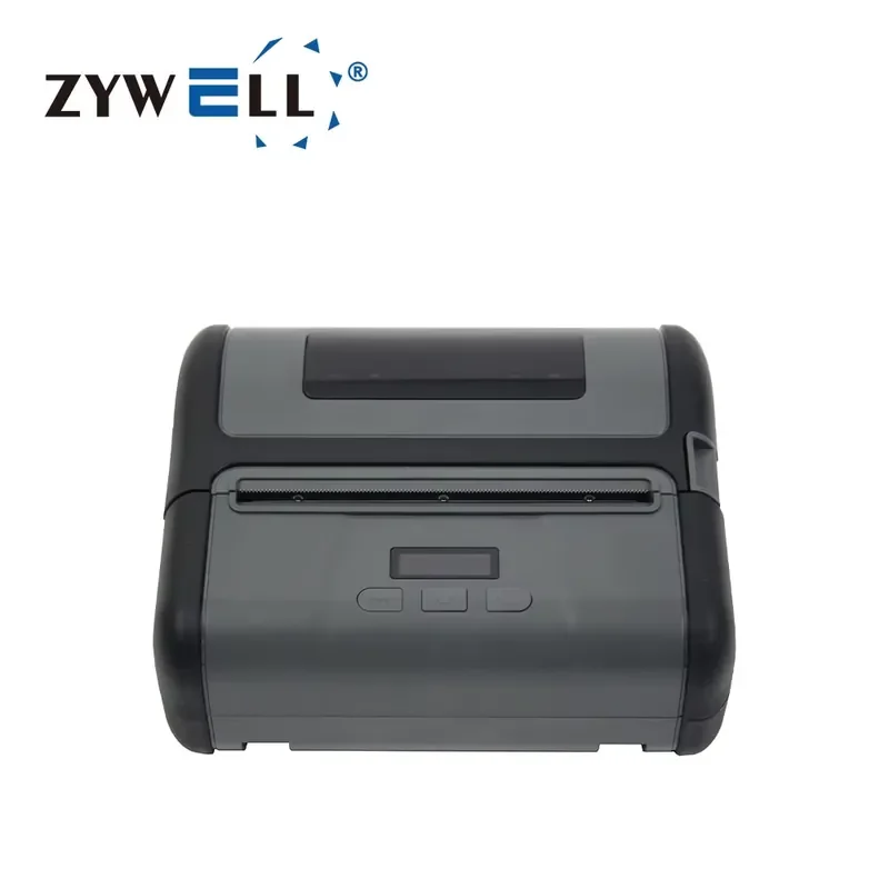 Portable Mini 4inch Thermal Barcode Label Printer Warranty Sticker Price Tag Address Waybill Mobile Printer