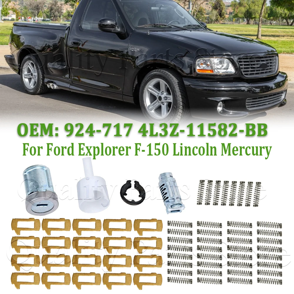 

New A Set For Ford Edge 2011-2015 For Mercury Mountaineer 2005-2010 Ignition Key Lock Cylinder & Tumbler 924-717 4L3Z-11582-BB