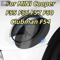 TPU Sticker For MINI Cooper F55 F56 F57 F60 Clubman F54 2pcs Car Headlight Protective Film Self Healing Invisible Accessories