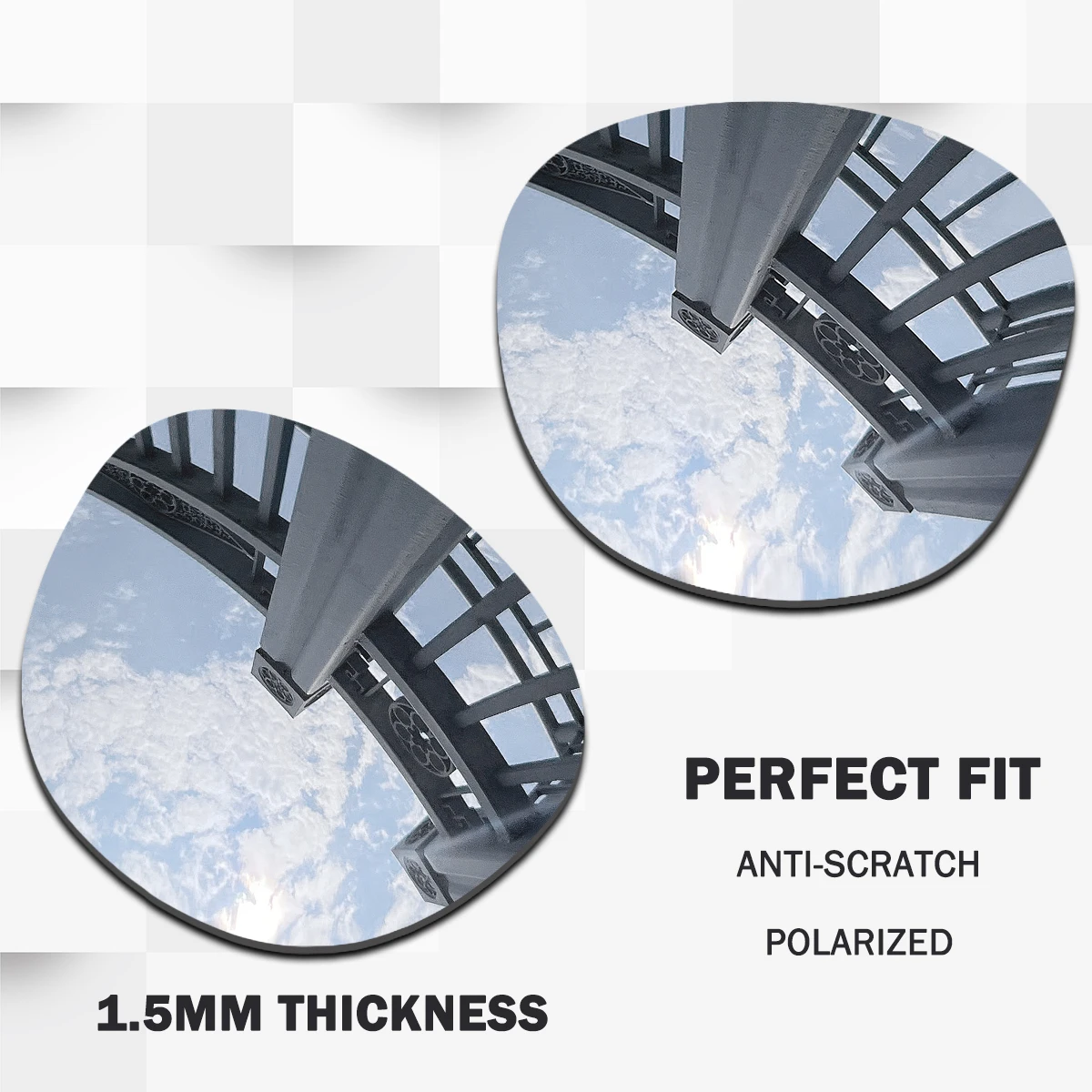 100% UV Protection Polarized Replacement Lenses for Oakley Latch OO9265 Sunglasses Frame Anti-Scratch & Impact Resistant