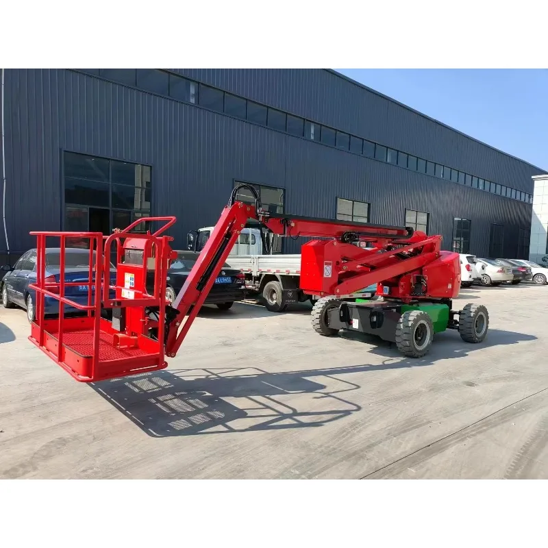 Customize Self Propelled Curved Arm Elevator Articulated Boom Aerial Work Platform