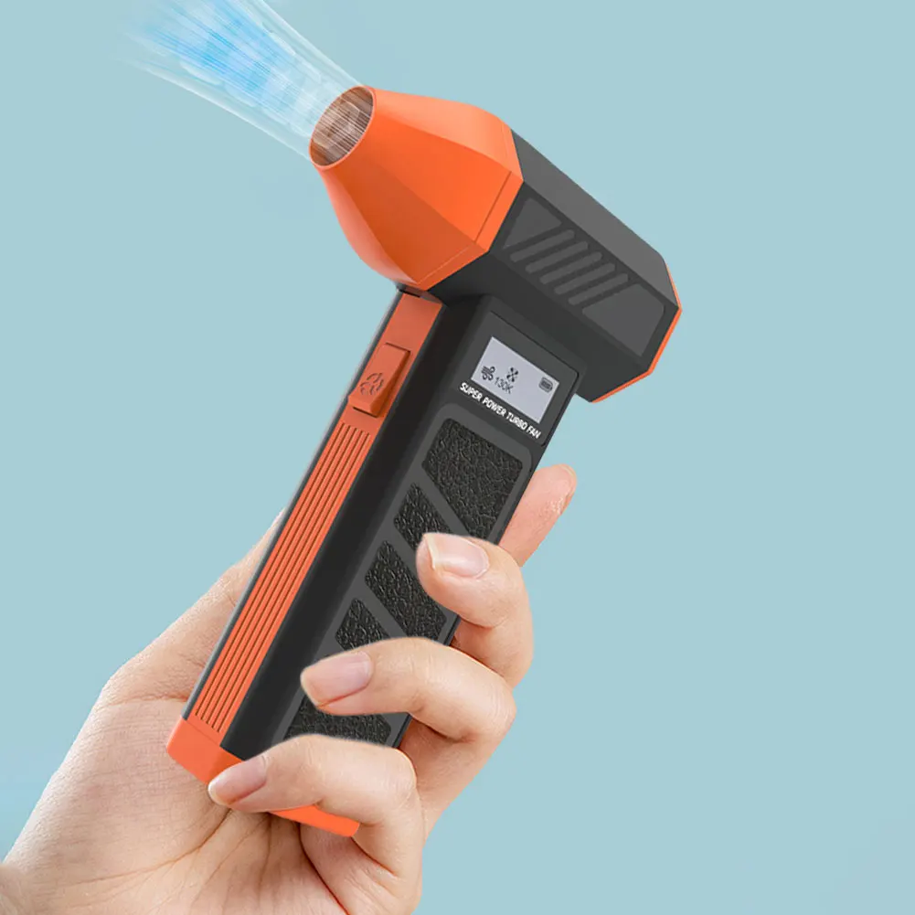 Turbo Jet Fan 130000RPM Wind Speed 60m/s Electric Blower Multifunctional Blowing Dust Dryer 184W fast charging For Car Home Keyb