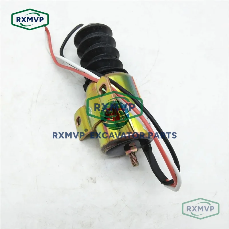 208454 248995 192196 Fuel Shutoff Solenoid Valve Fits Welder250 Bobcat Skid Steer Loader S250 Diesel Engine