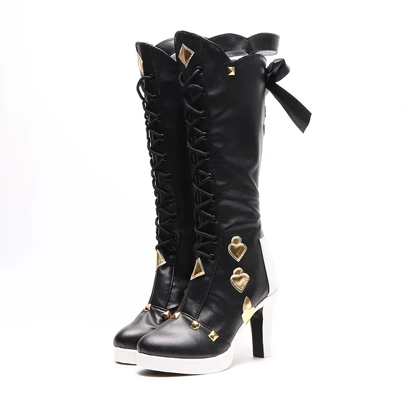 

2025 RealCos Game Honkai Impact 3 Reverie-Pardofelis, длинные сапоги для косплея, женская обувь