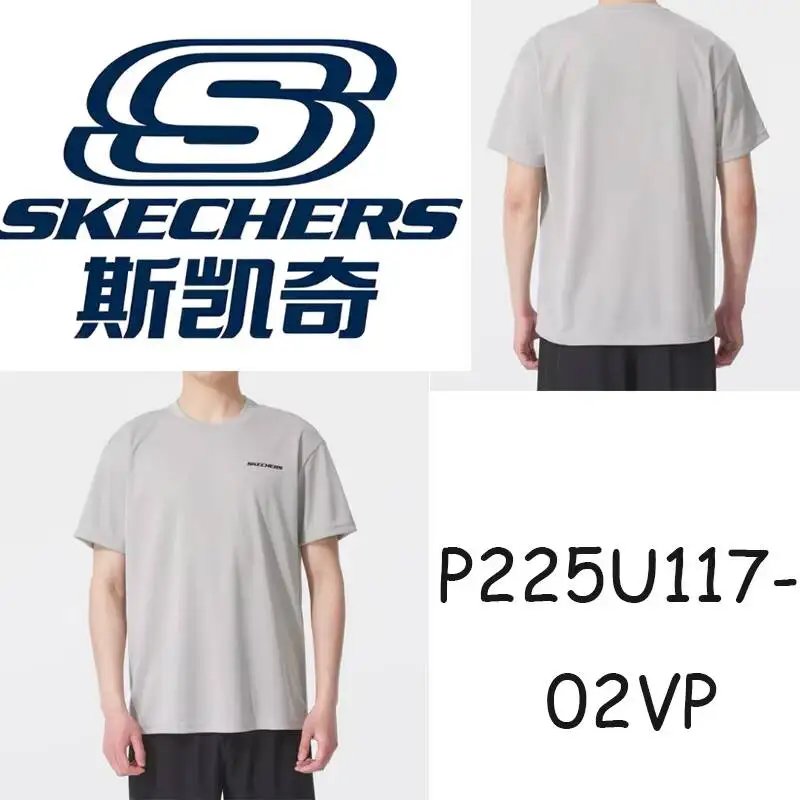 Skechers Mens Lightweight Casual Short Sleeve T Shirt P225U117-02VP Affordable Everyday Top Latest model