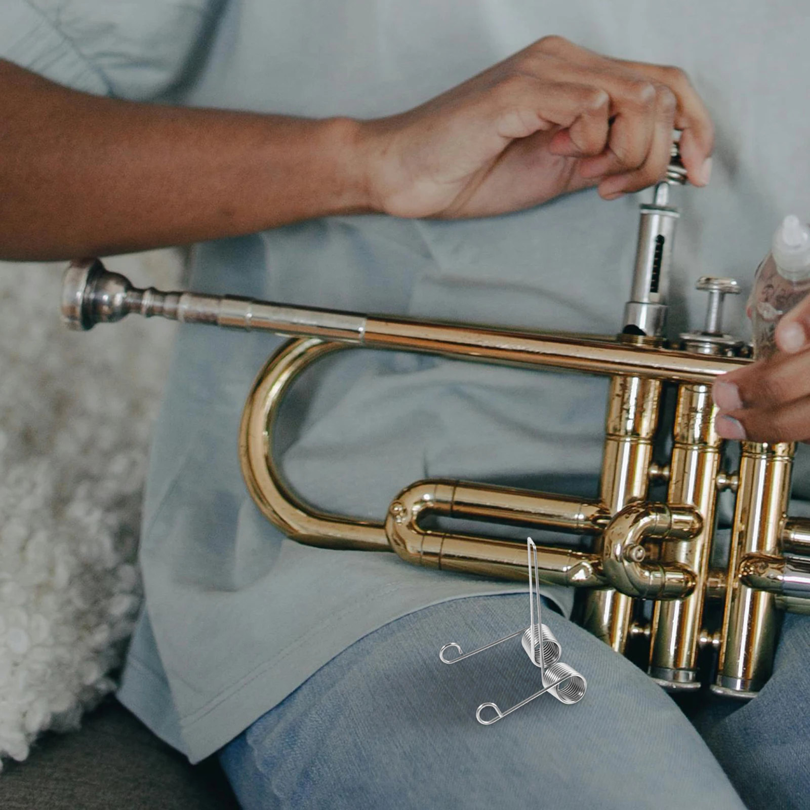 

Trombone Water Key Spit Valve Spring Replacement High Responsiveness Easy Install Musical Instrument Part Bass Trombone Alto