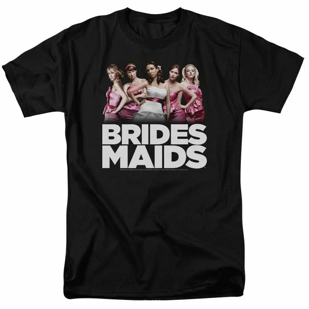 Bridesmaids Maids T Shirt Mens Licensed Wedding Movie Tee Helen Megan Black