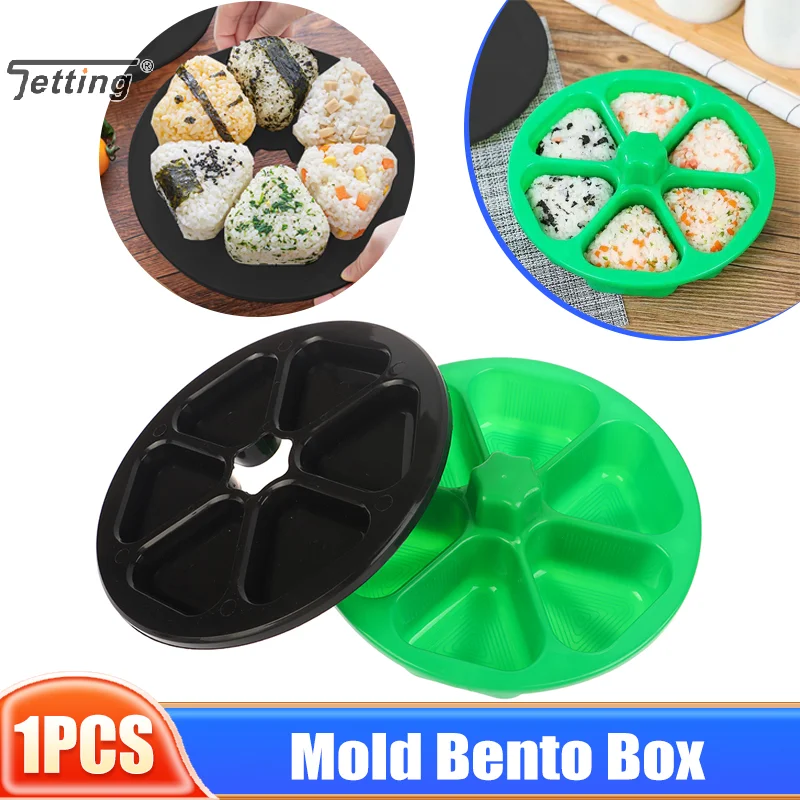 DIY Sushi Mold Lunch Triangle Rice Ball Mould Lunch Box Onigiri Rice Ball Bento Press Japanese Sushi Making Molds Kitchen Tool
