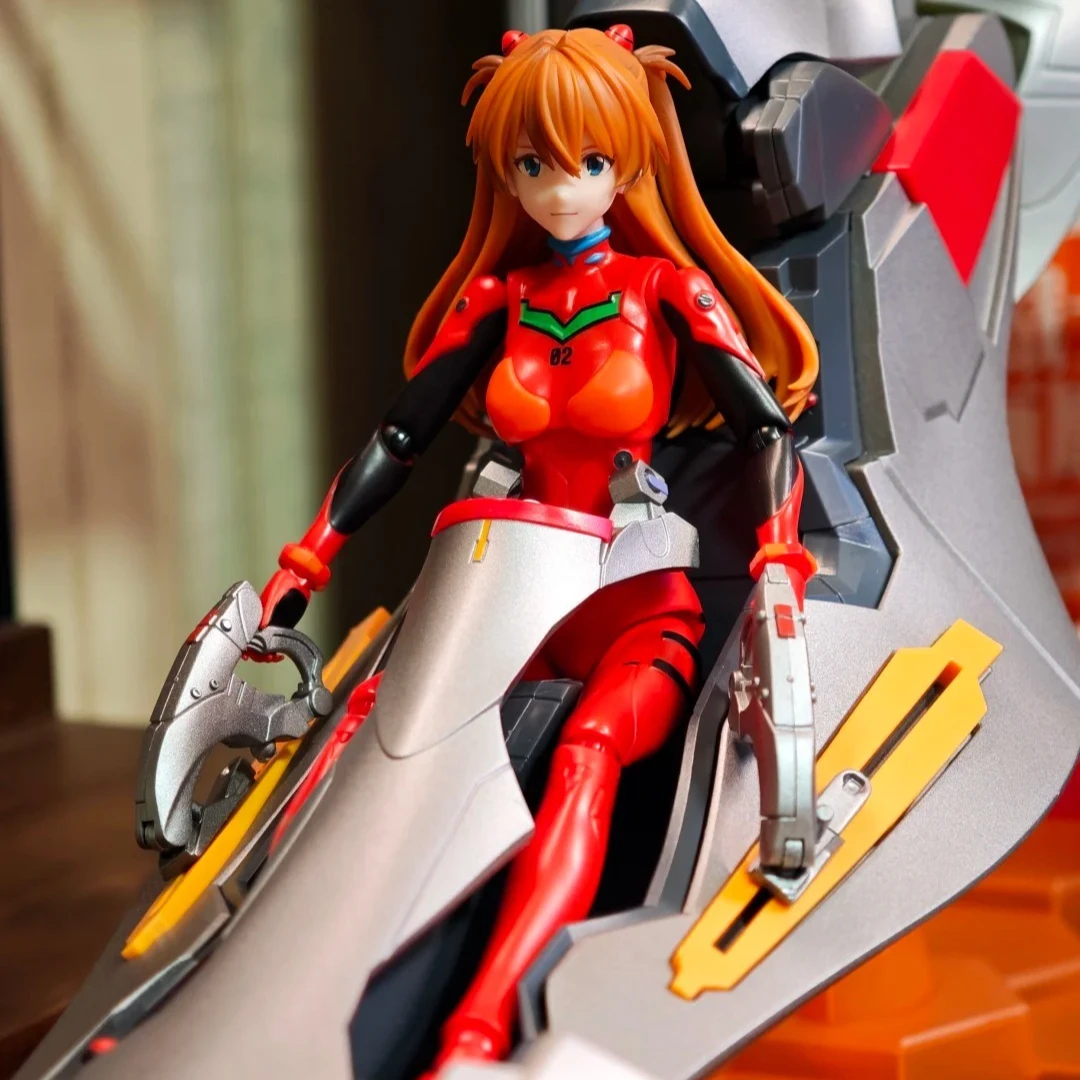 

Новый BLOKEES Neon Genesis Evangelion EVA Asuka Shikinami Langley Battle Suit Cockpit Special Edition Фигурка Подвижная модель игрушки
