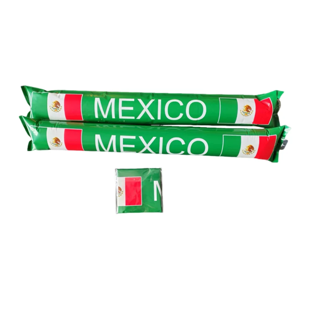 Flagnhsow Mexican flag cheering stick