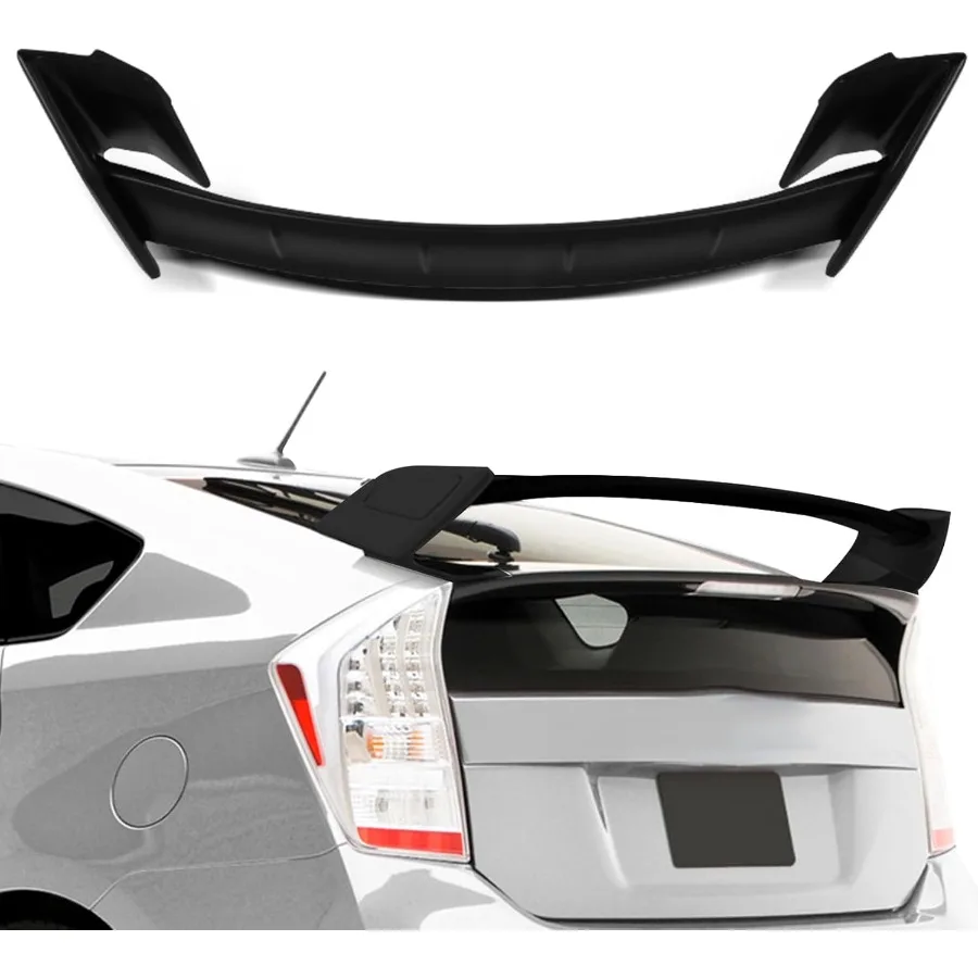 جناح سبويلر خلفي أسود غير لامع لسيارة تويوتا بريوس 20102015 و20122015 تويوتا بريوس المكونات يناسب تصميم الركيزة يعزز Ae #1
