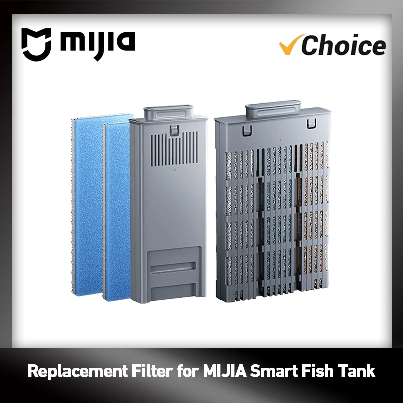 Original-Ersatzfilter für das MIJIA Smart Aquarium MYG100, für eine Nutzungsdauer von 6 Monaten, mit mehrschichtiger physikalischer und biologischer Filterung.