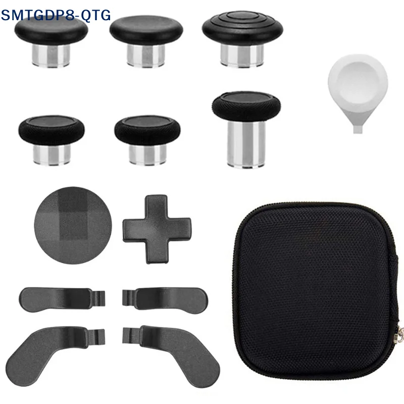 

Hot！Hot！For One Series 2 Controller Accessories Kit Metal D-Pad Trigger Paddles Repair Set Gamepad Thumb Stick Grips