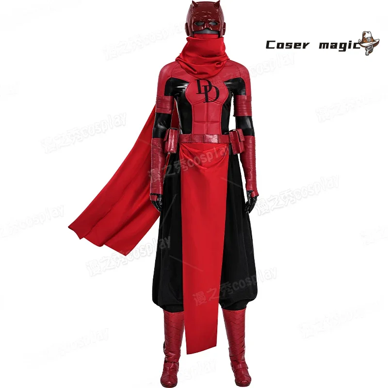 Anime Daredevil Elektra 코스프레 의상 유니폼 할로윈 카니발 파티 크리스마스 역할 놀이 의류 의류