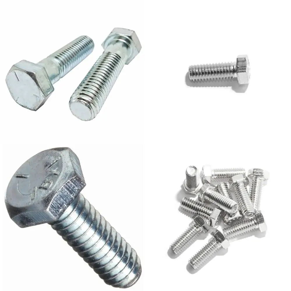 

Оцинкованные винты с шестигранной головкой класса 5, крупная резьба, 5/16-18 x 3-1/4 дюйма, 50 шт. в упаковке, частичная резьба, длина резьбы 0,875 дюйма