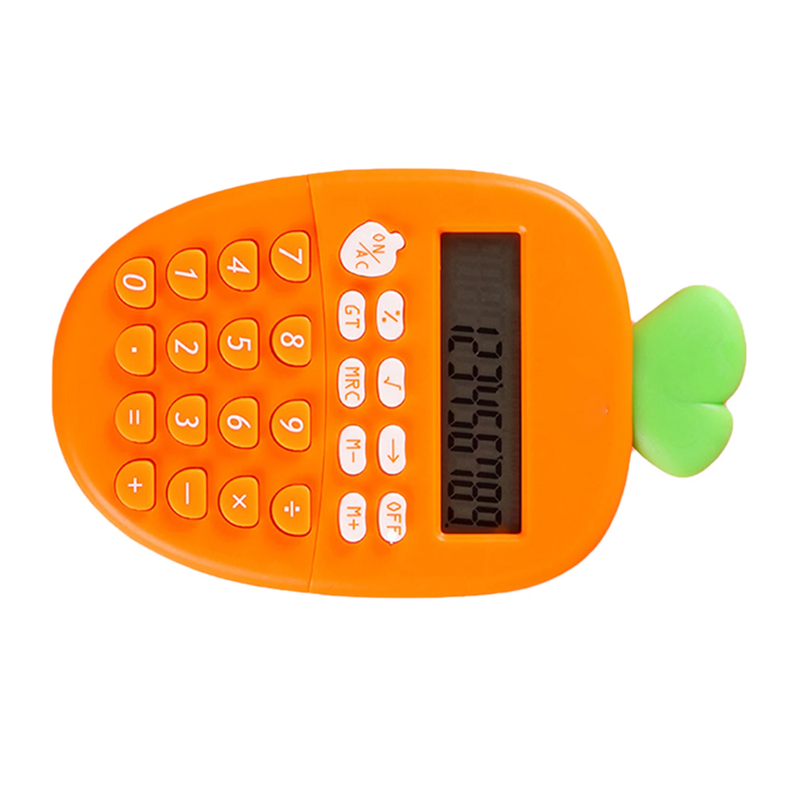 

Calculator Electronic Mini Cute Carrot Calculators Small Handheld for School Office