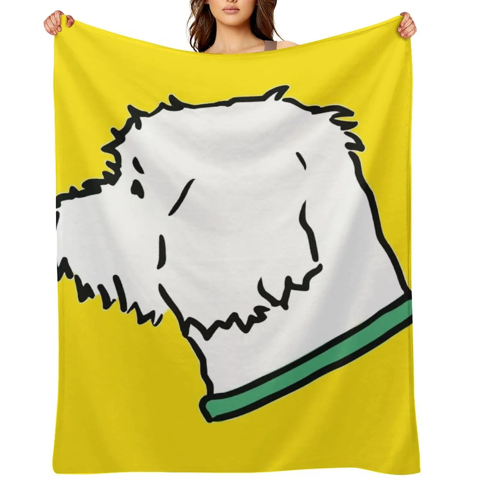 

Goldendoodle Throw Blanket Plaid on the sofa Thin Bed Winter beds Blankets