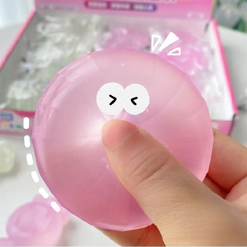 Squishy Sunshine change Candy Diamond maltosio Ball Stress Ball Anti Stress pettirity giocattoli per bambini rimbalzo lento Cute Gift Girls