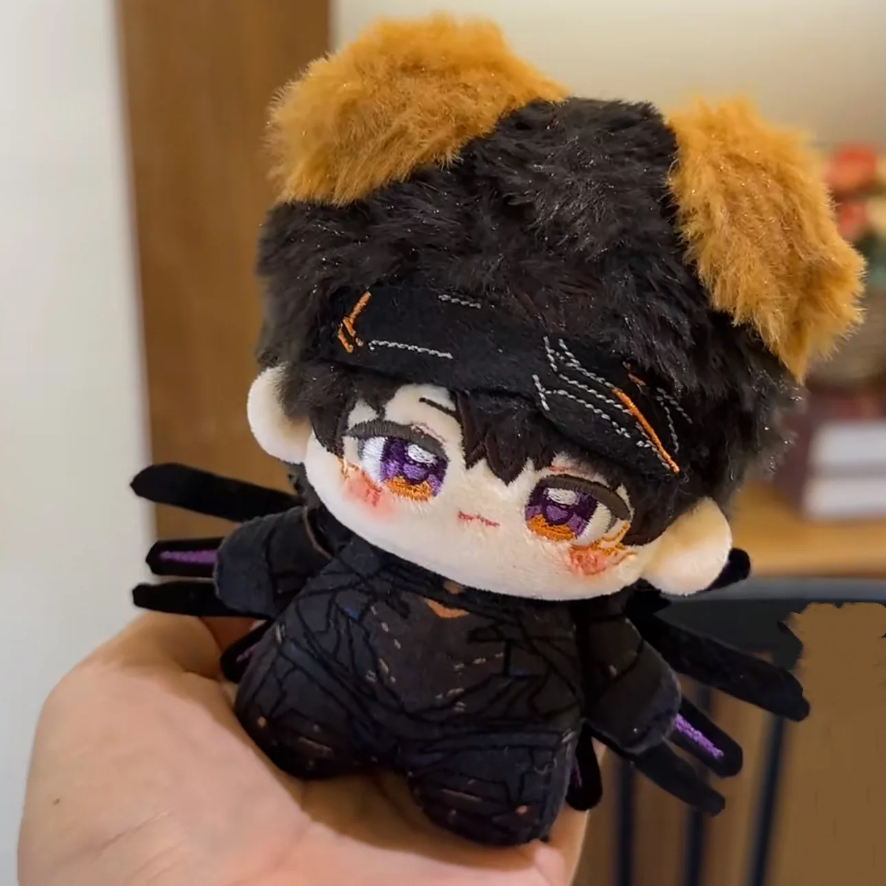 

Плюшевая кукла Love And Deepspace Xia Yizhou Mech Puppy 10 см с магнитными крыльями, коллекционная фигурка персонажа игры для фанатов аниме