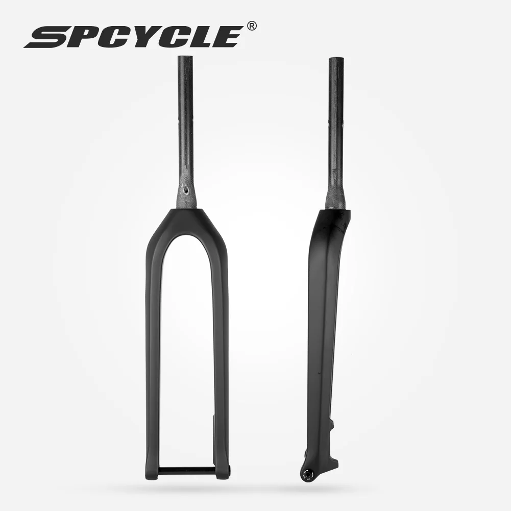 Spcycle Full Hidden Cables 29er Mountain Bike Carbon Rigid Fork Tapered 15x110mm Boost Disc Brake 620G MTB Carbon Fork